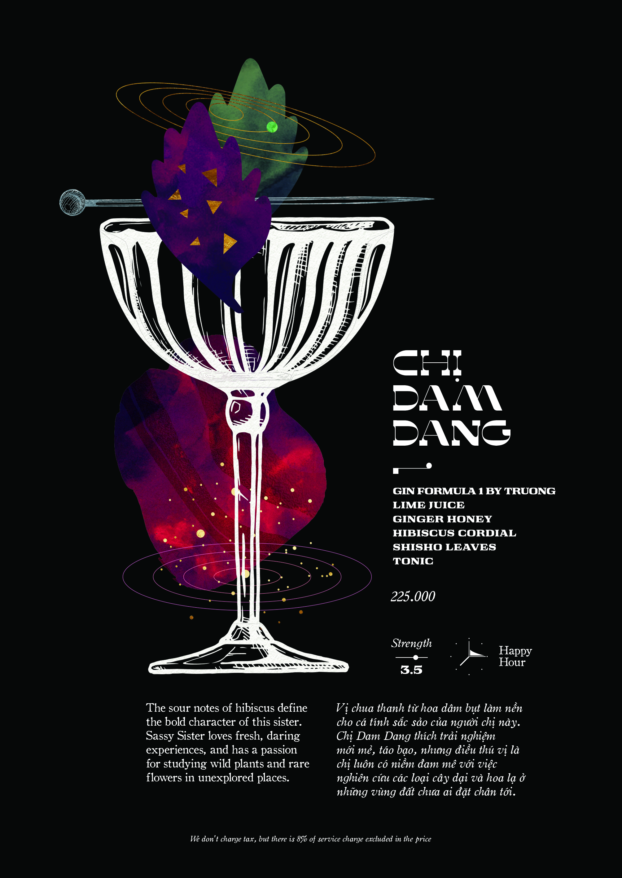 Chị Đam Đang cocktail — Moon Men Bar Hanoi