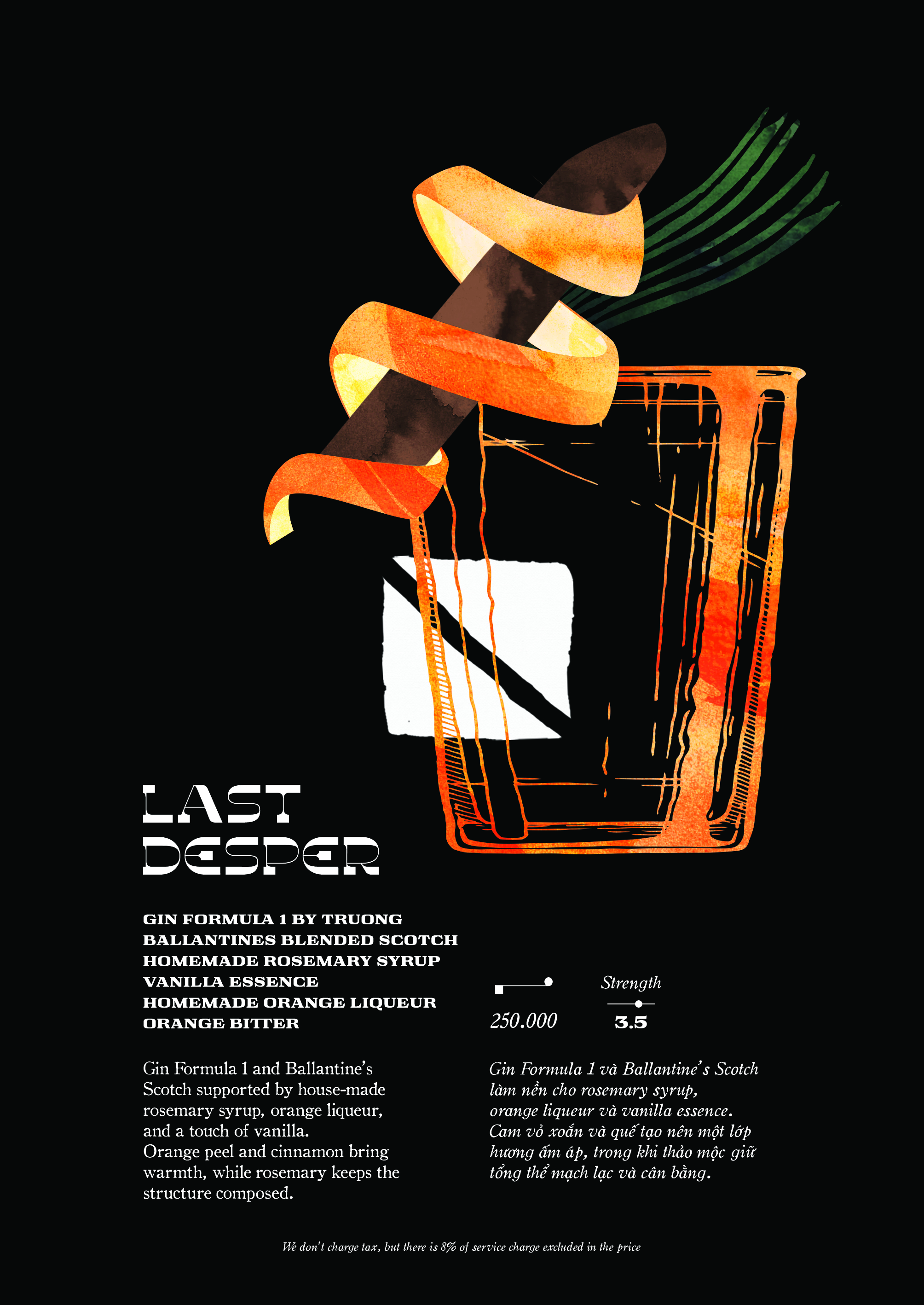 Last Desper cocktail — Moon Men Bar Hanoi