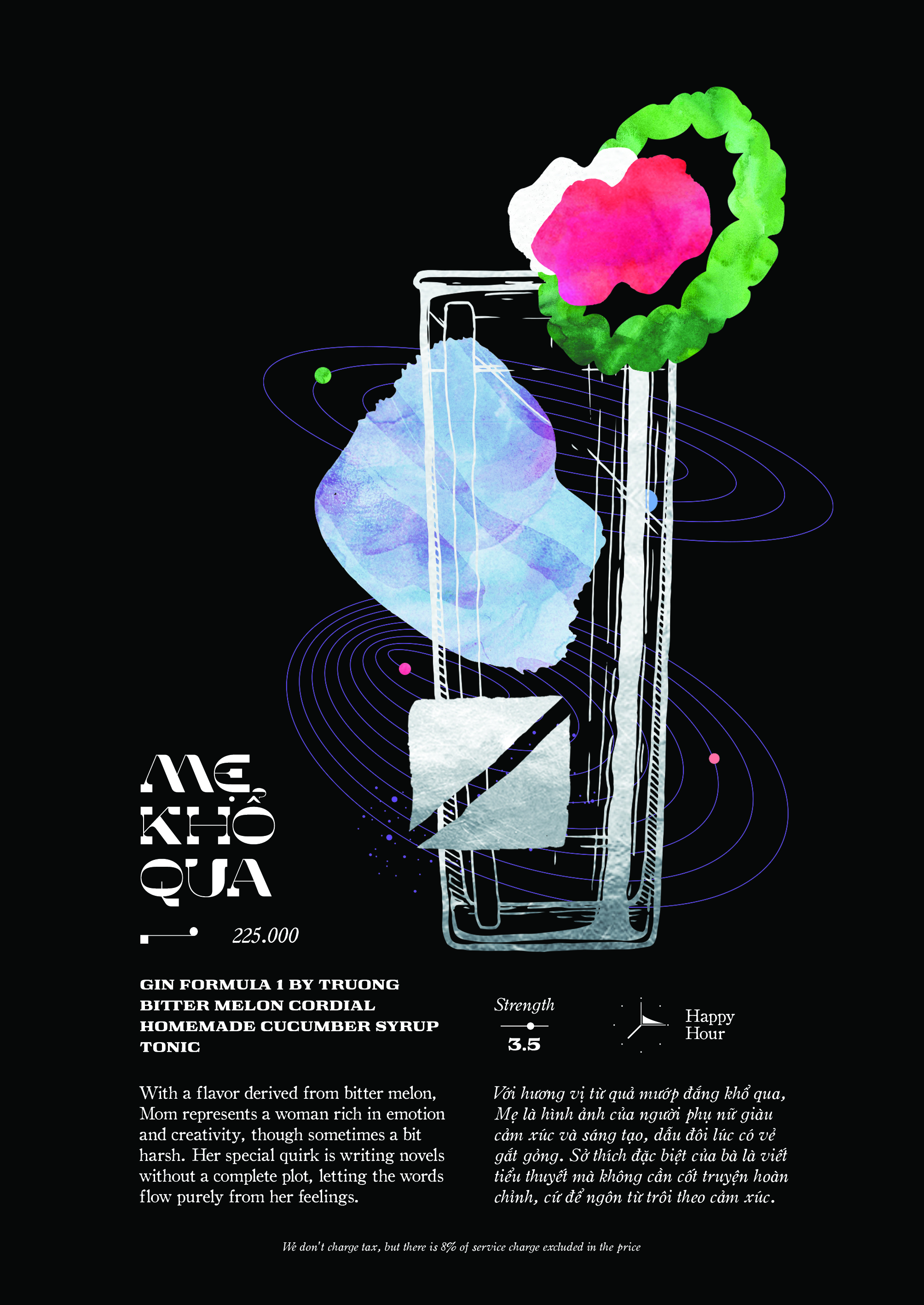 Mẹ Khổ Qua cocktail — Moon Men Bar Hanoi