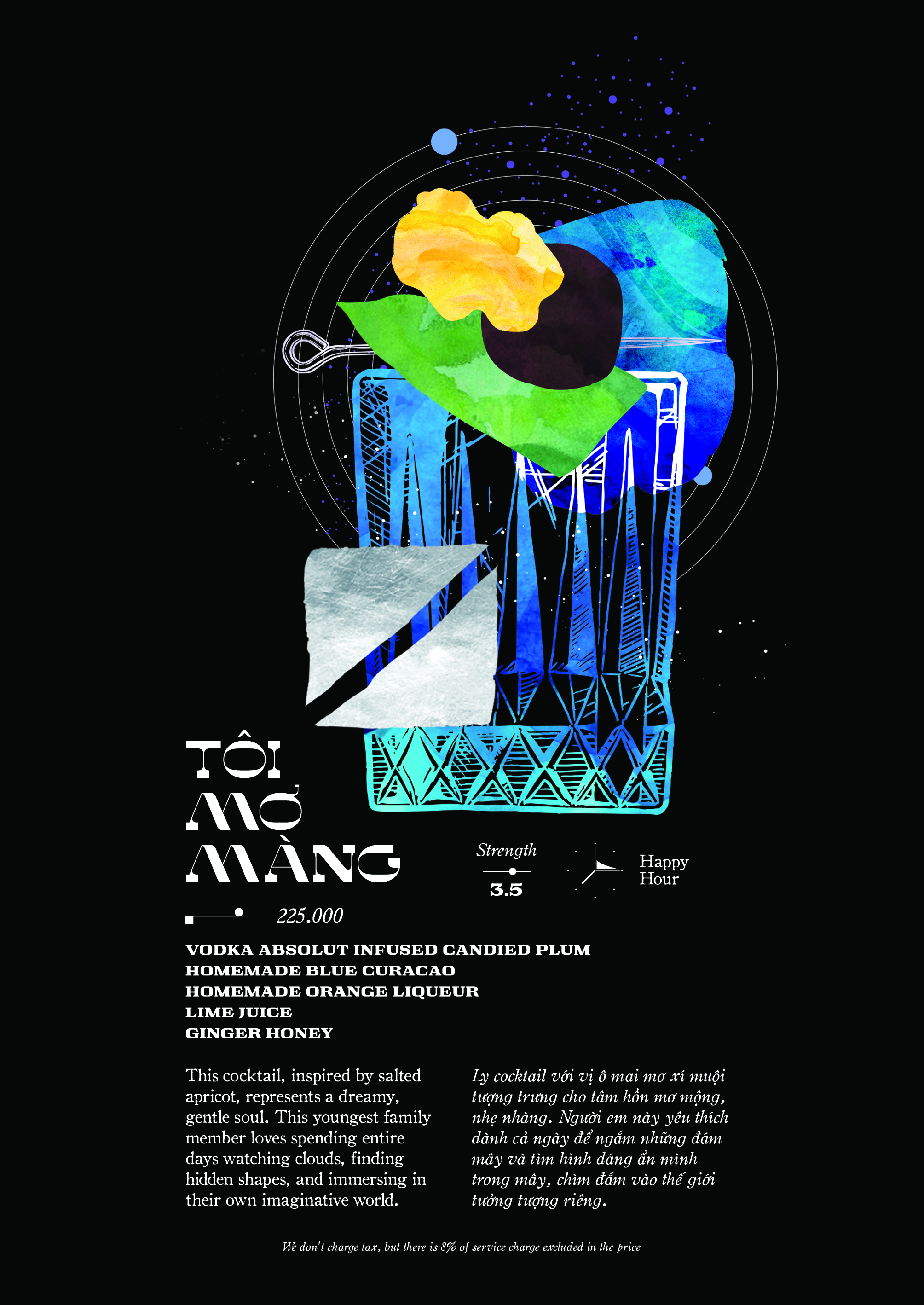 Tôi Mơ Màng cocktail — Moon Men Bar Hanoi