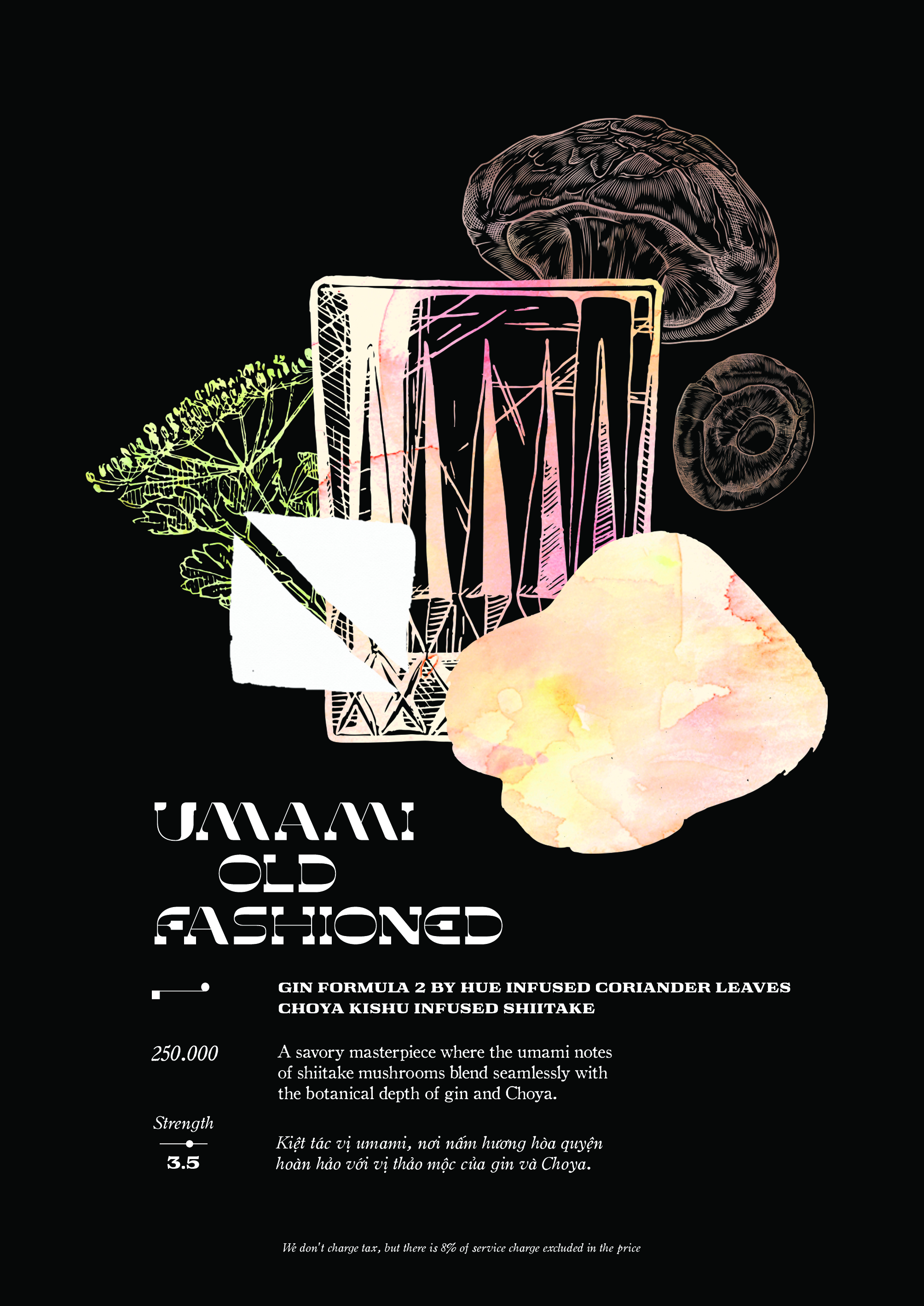 Umami Old Fashioned cocktail — Moon Men Bar Hanoi