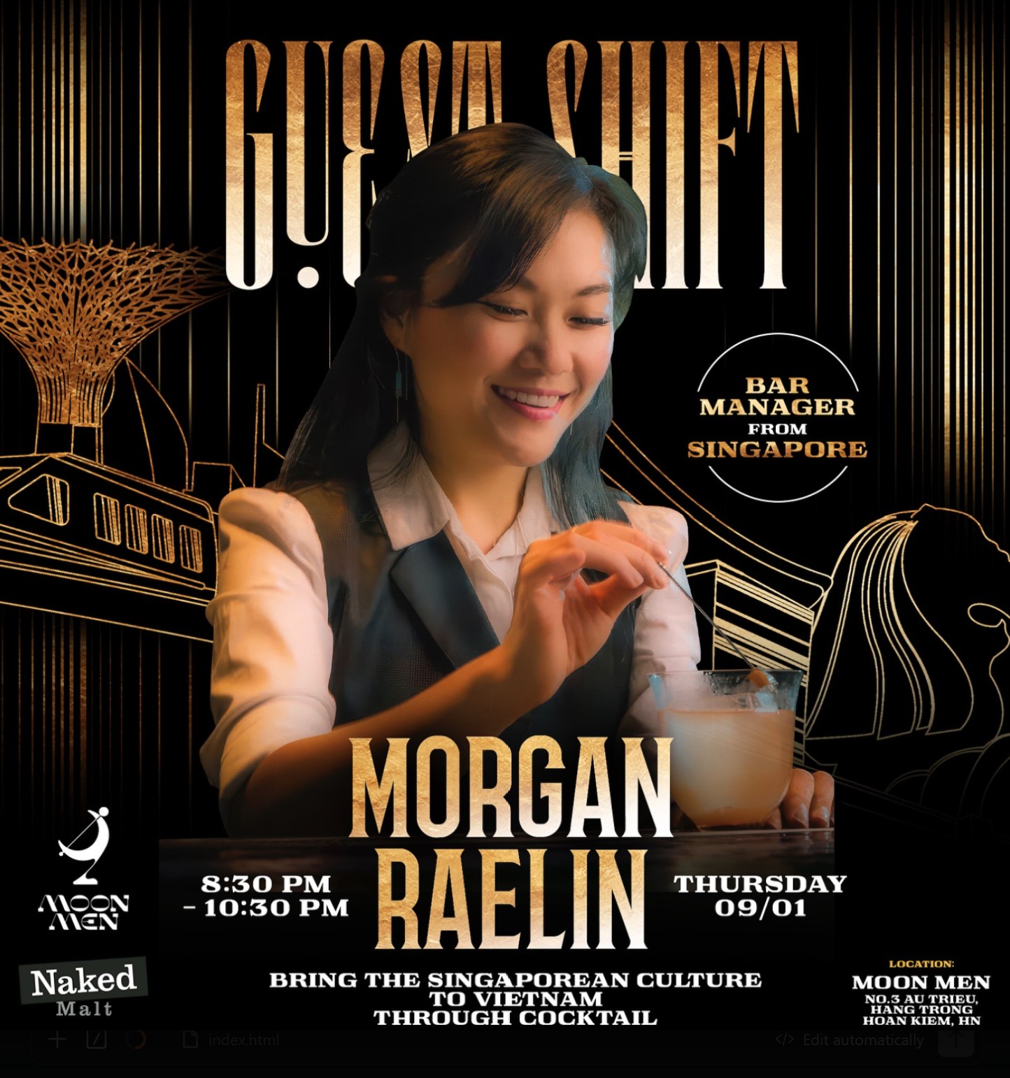 Moon Men x Morgan Raelin — Guest Shift from Singapore